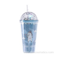 Unicorn Summer Ice Cup with lid and straw